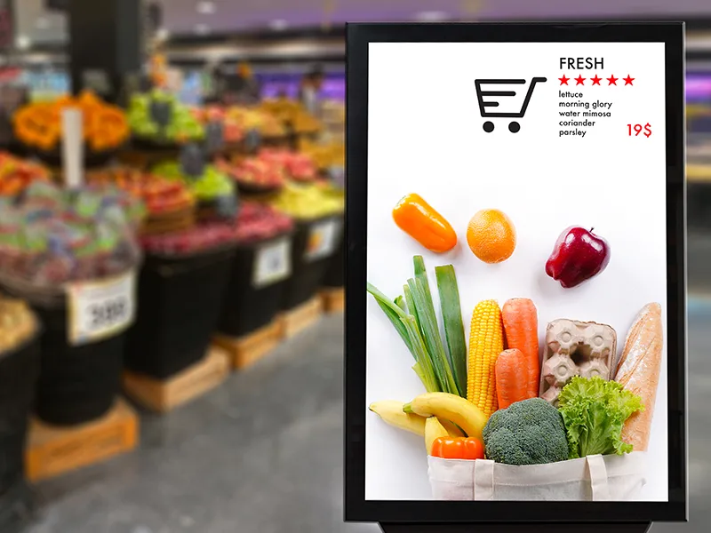 digital advertisement Signage