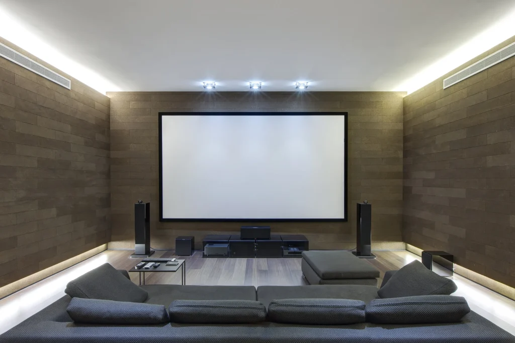 In-Home Theater in Luxury Home