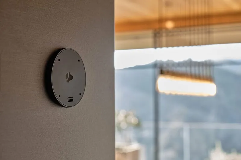 josh ai installed on a wall in a commercial location