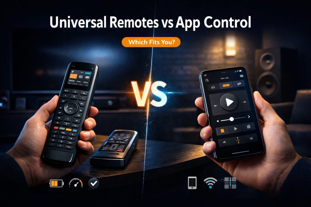 Universal Remotes vs. App Control