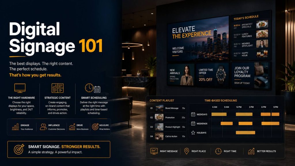 Smart signage for impactful results