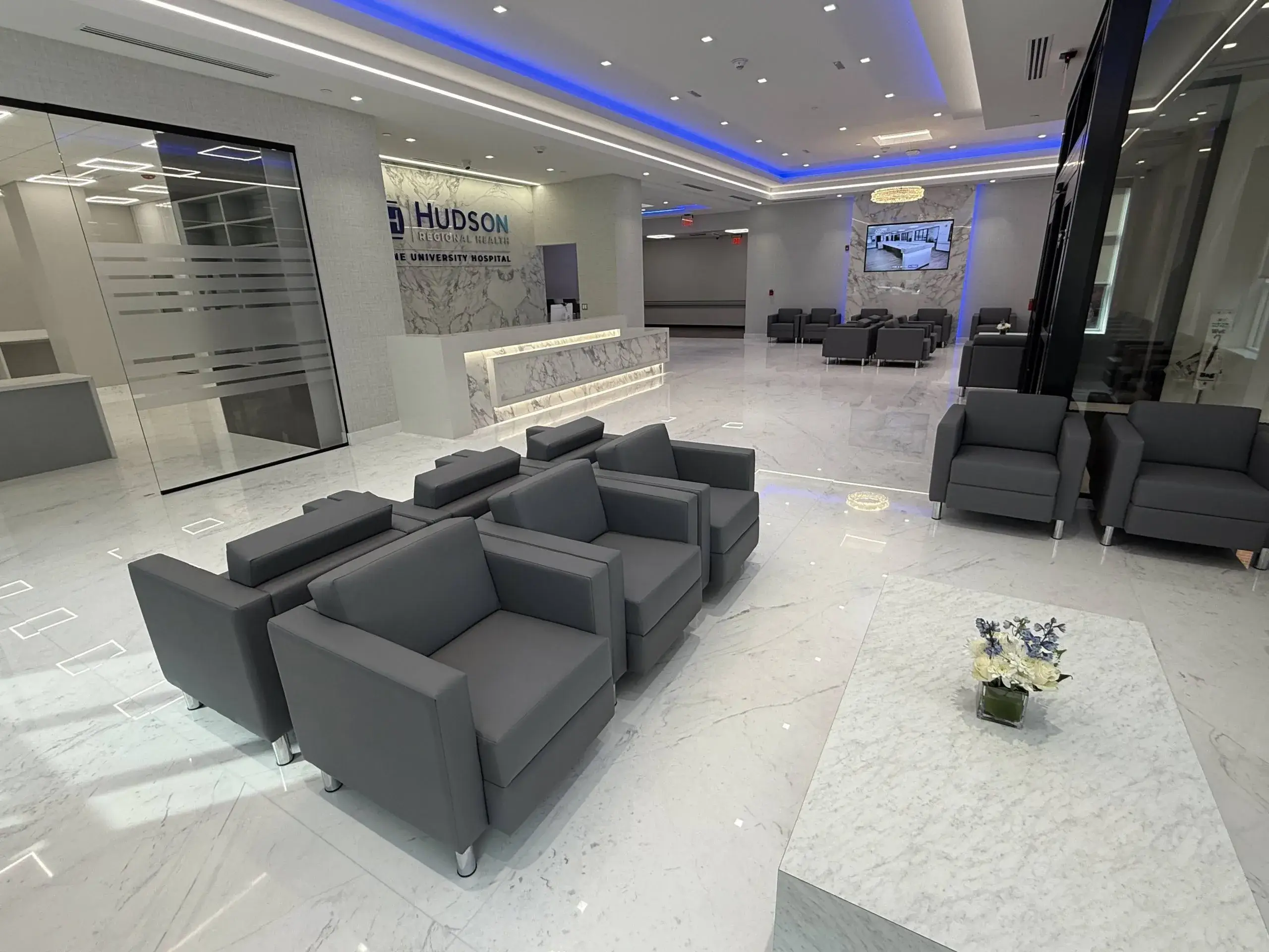 Bayonne University Hospital lobby